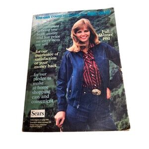 Vintage Sears Roebuck & Company Fall Winter 1981 Catalog South Southwest Edition